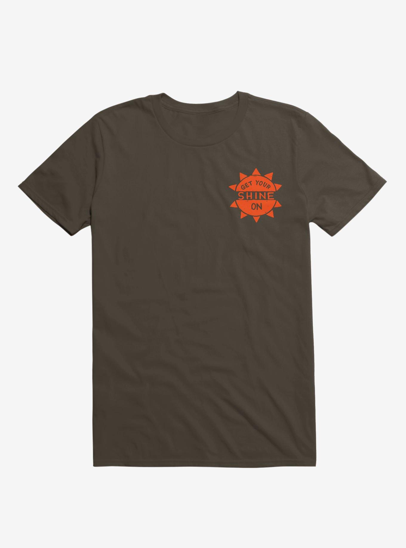 Get Your Shine On T-Shirt, BROWN, hi-res
