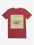 The Future Is Snail Mail T-Shirt, RED, hi-res