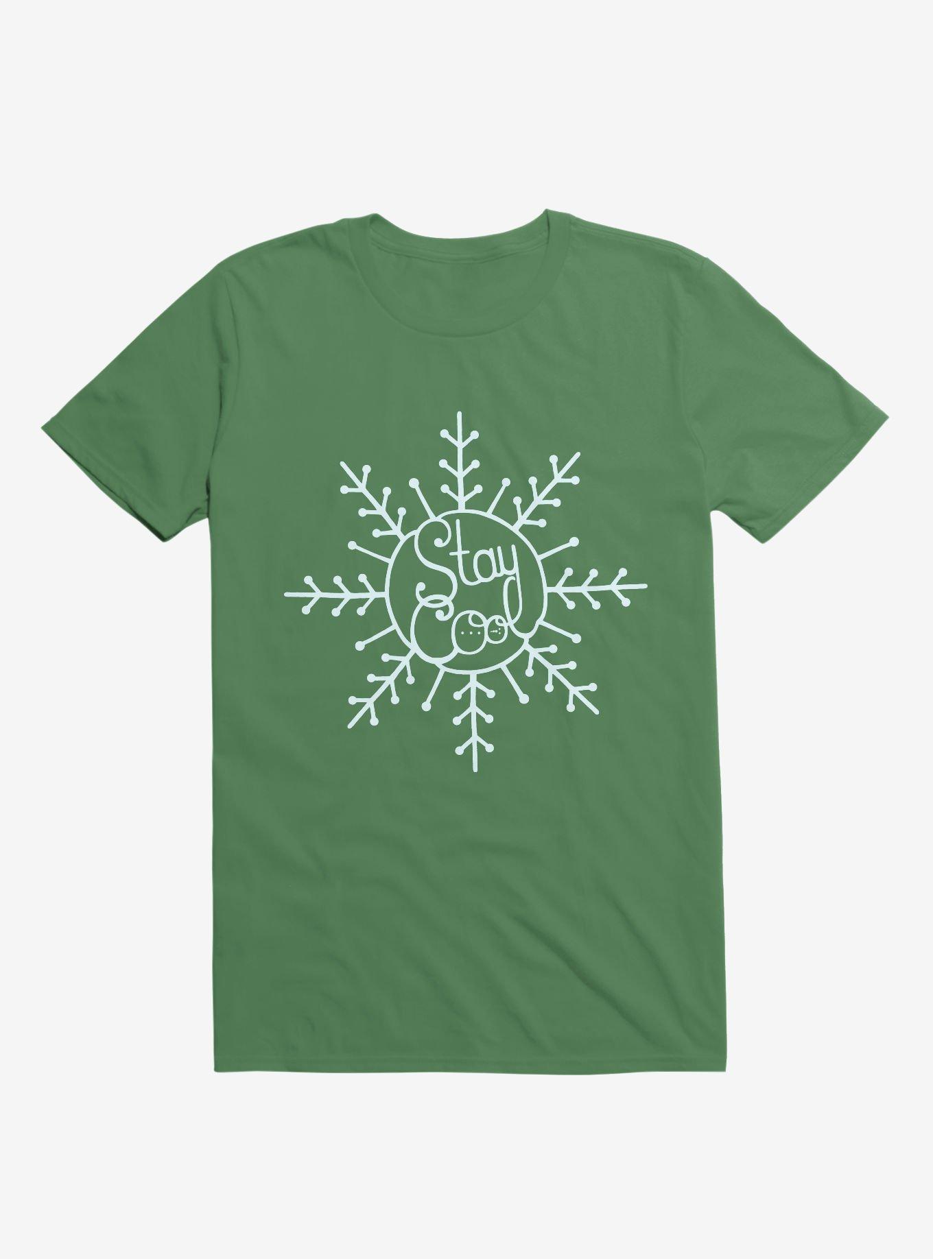 Stay Cool Snowflake T-Shirt, KELLY GREEN, hi-res