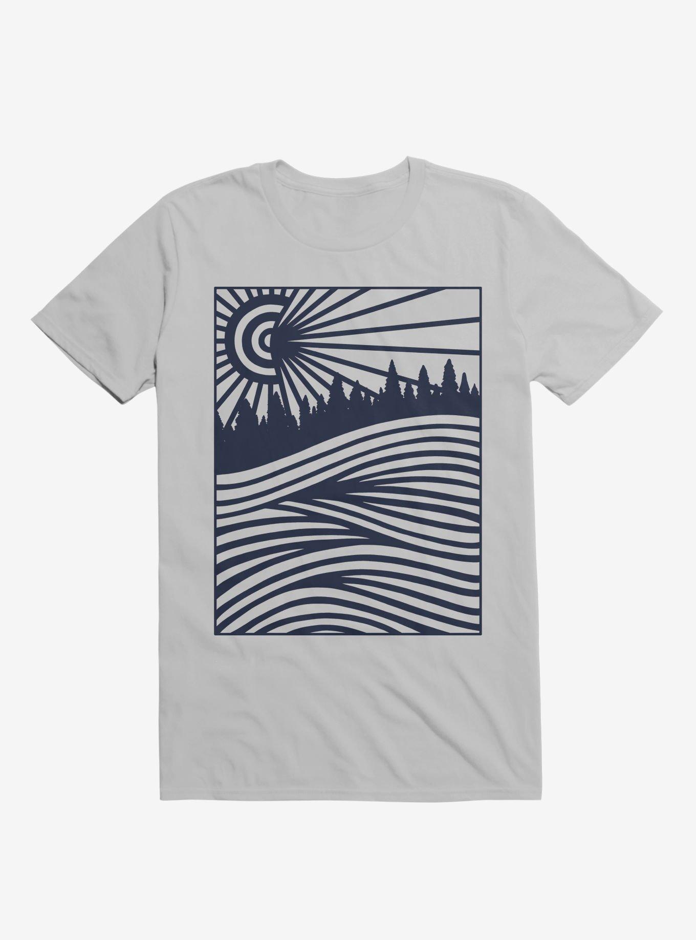 Summer Nights Art T-Shirt, ICE GREY, hi-res