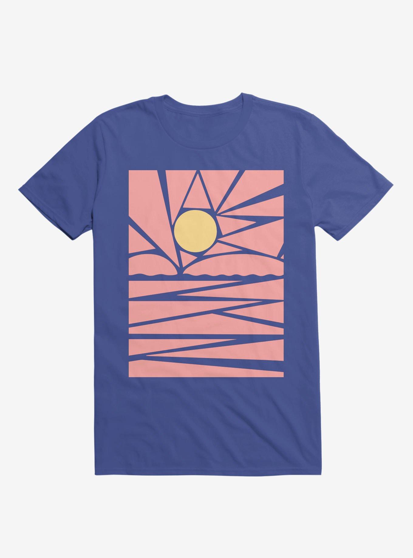 Sun In My Eyes Art T-Shirt, ROYAL, hi-res
