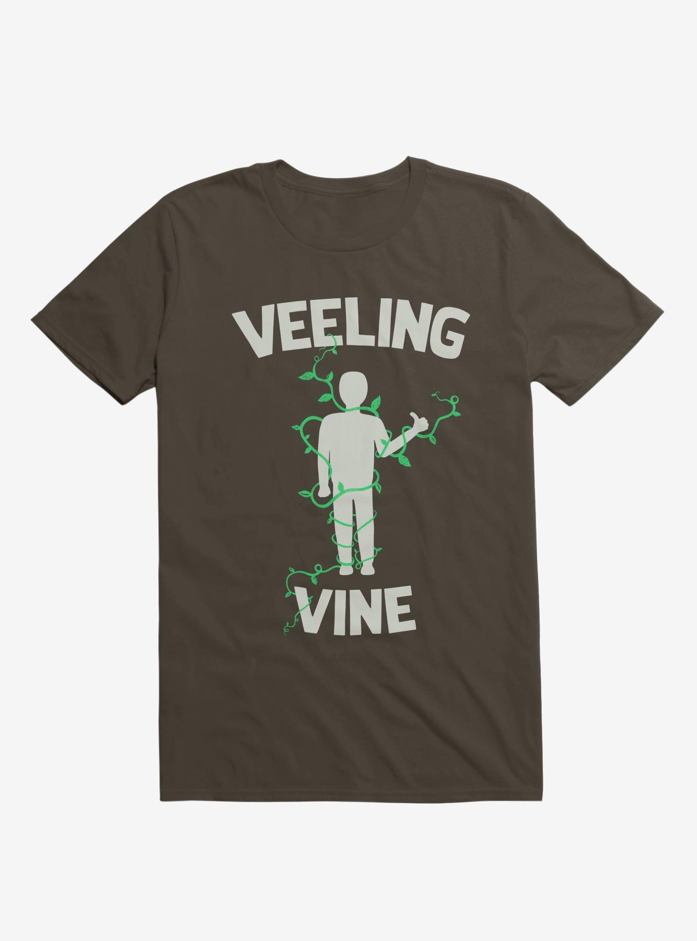 Veeling Vine Plants T-Shirt, BROWN, hi-res
