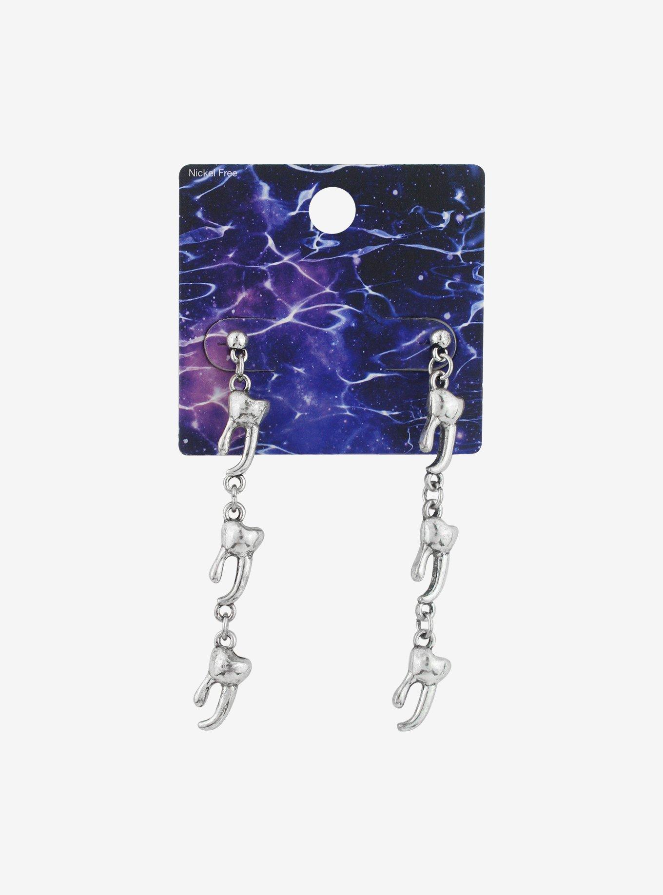 Teeth Drop Earrings, , hi-res