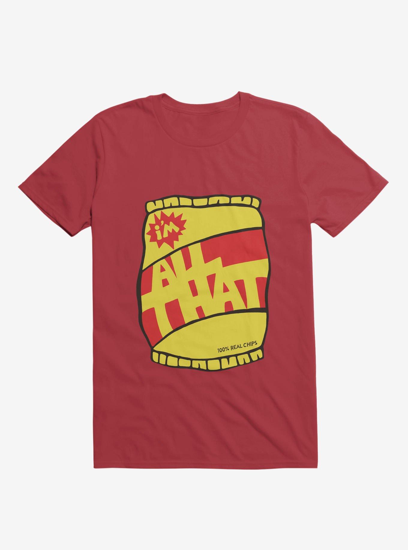 I'm All That Chips T-Shirt, RED, hi-res