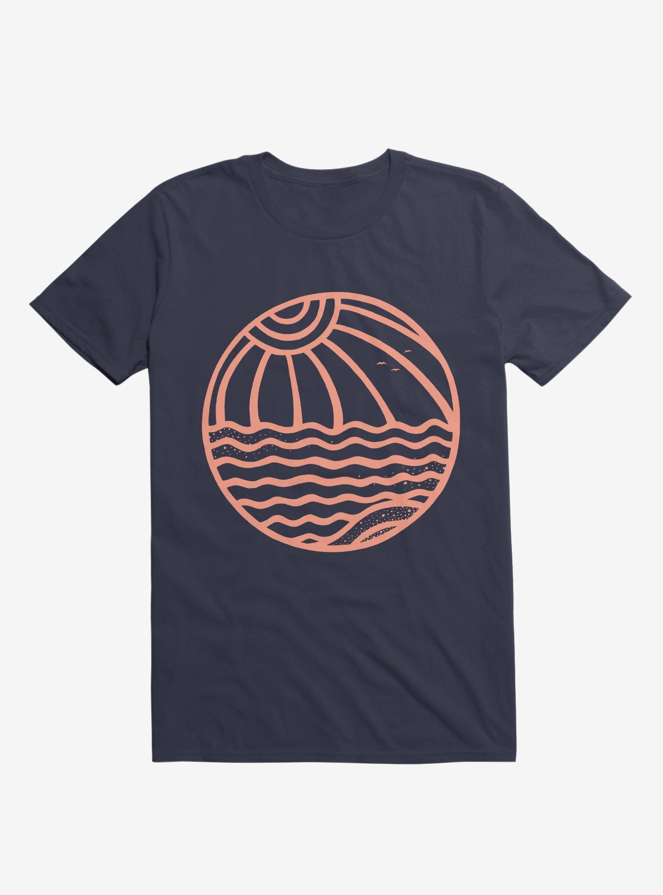 Beach Ball Art T-Shirt, NAVY, hi-res