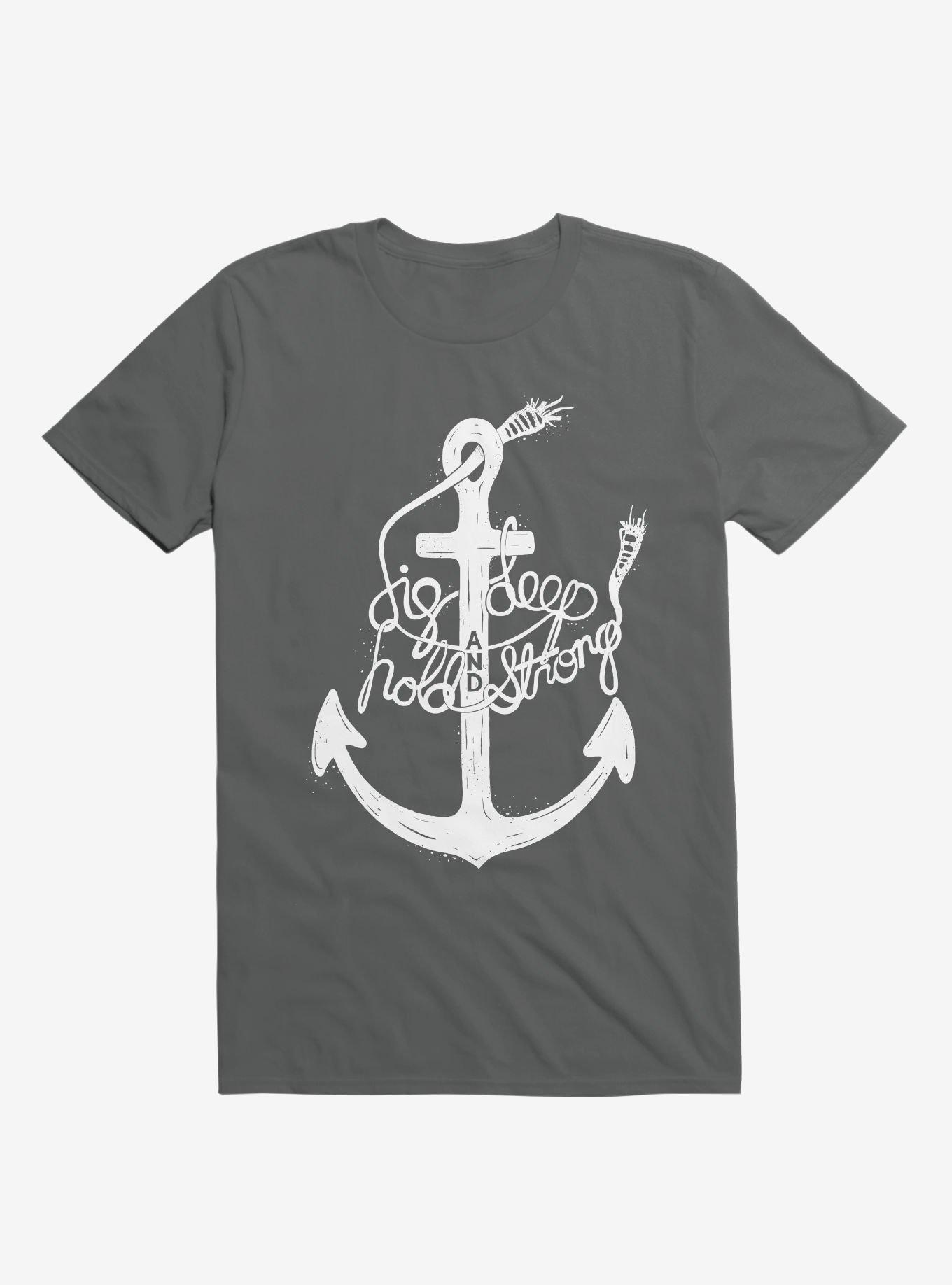 Dig Deep And Hold Strong Anchor T-Shirt, , hi-res