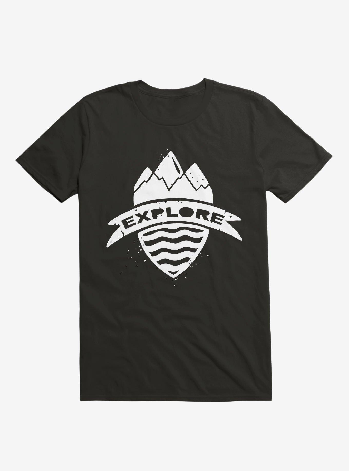 Explorer's Crest T-Shirt, BLACK, hi-res