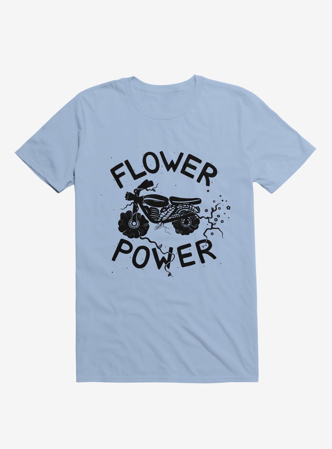 Flower Power Motorcycle T-Shirt, , hi-res