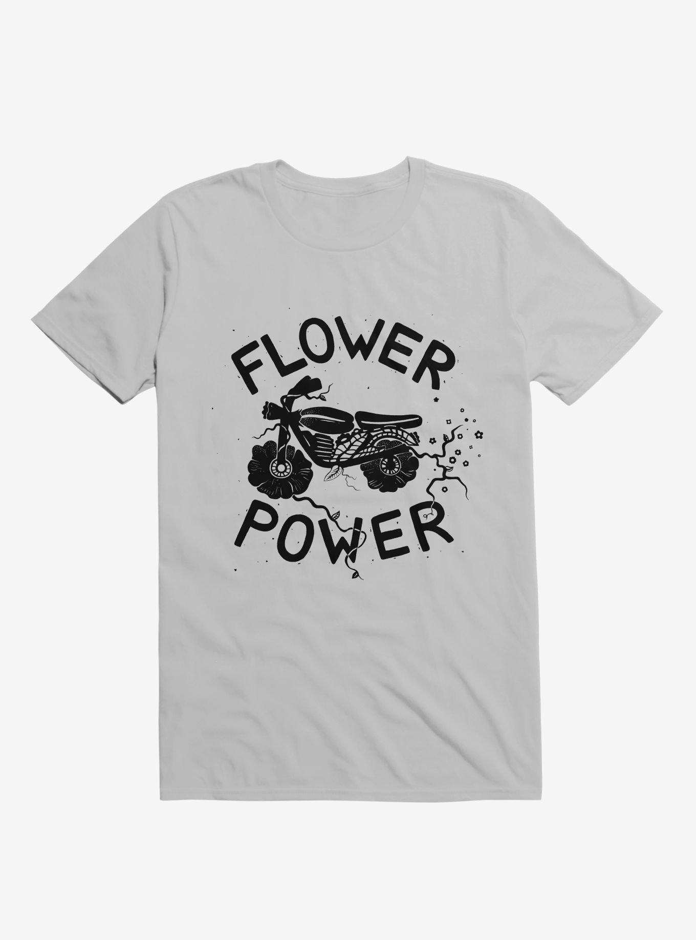 Flower Power Motorcycle T-Shirt, , hi-res