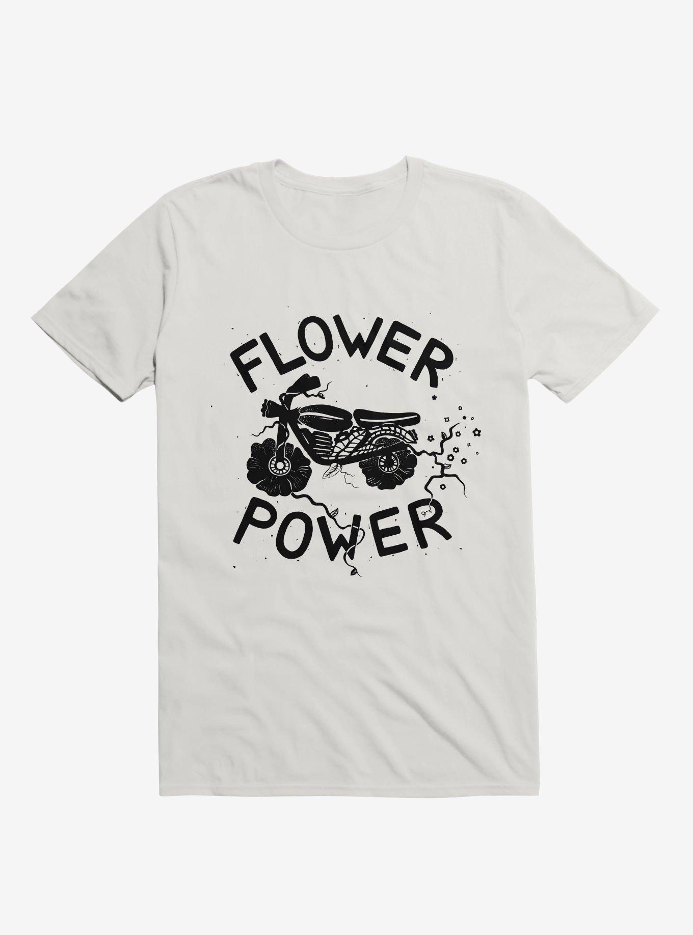Flower Power Motorcycle T-Shirt, , hi-res