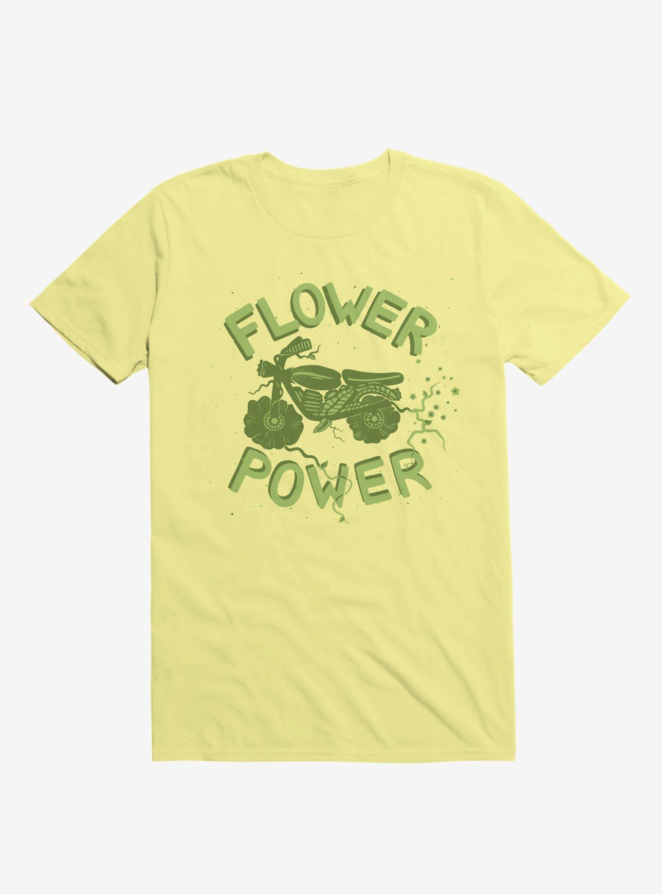 Flower Power Motorcycle T-Shirt, , hi-res