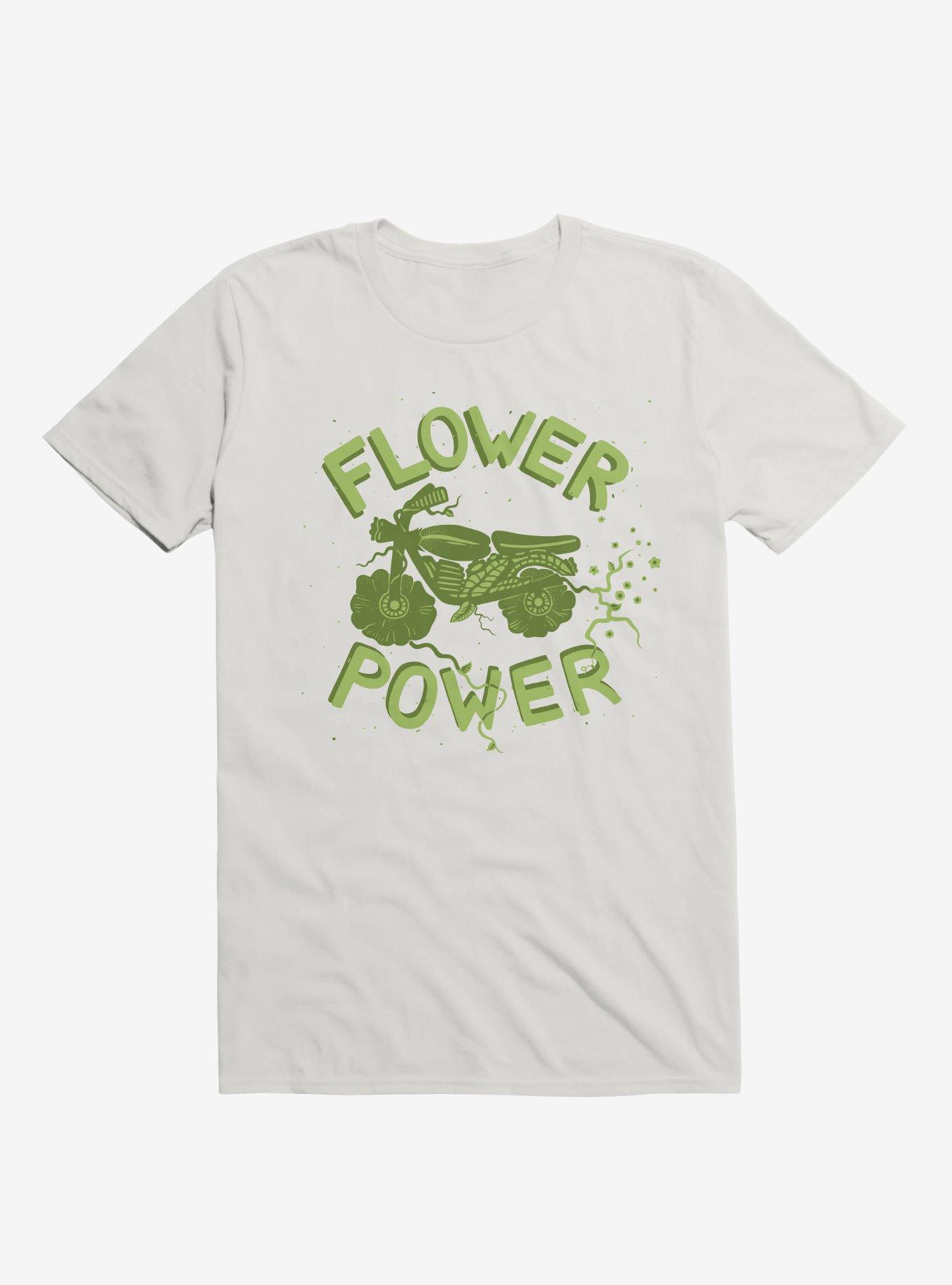 Flower Power Motorcycle T-Shirt, , hi-res