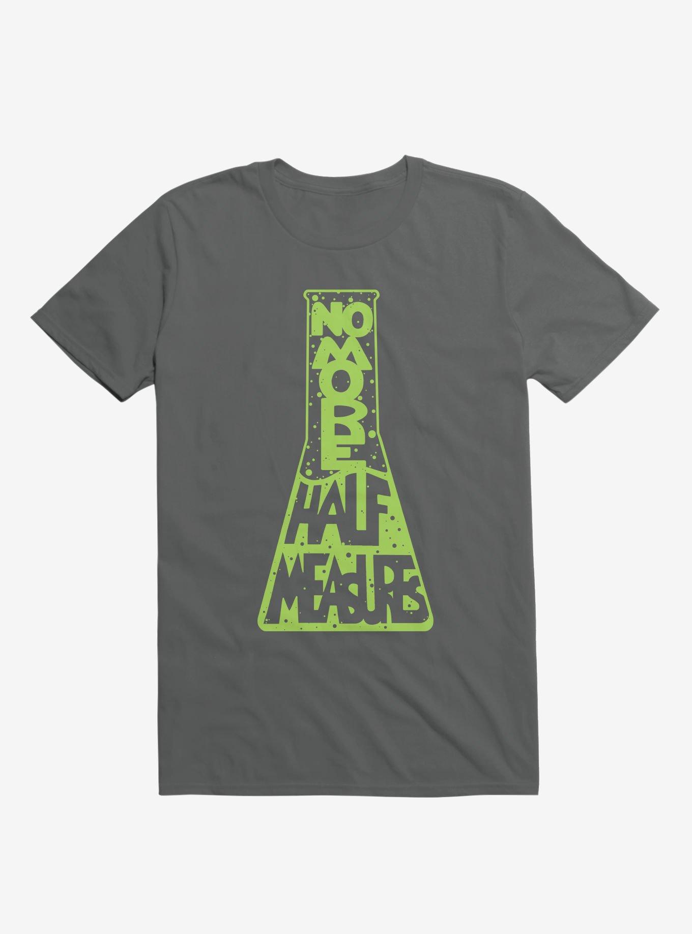 No More Half Meaures T-Shirt, ASPHALT, hi-res