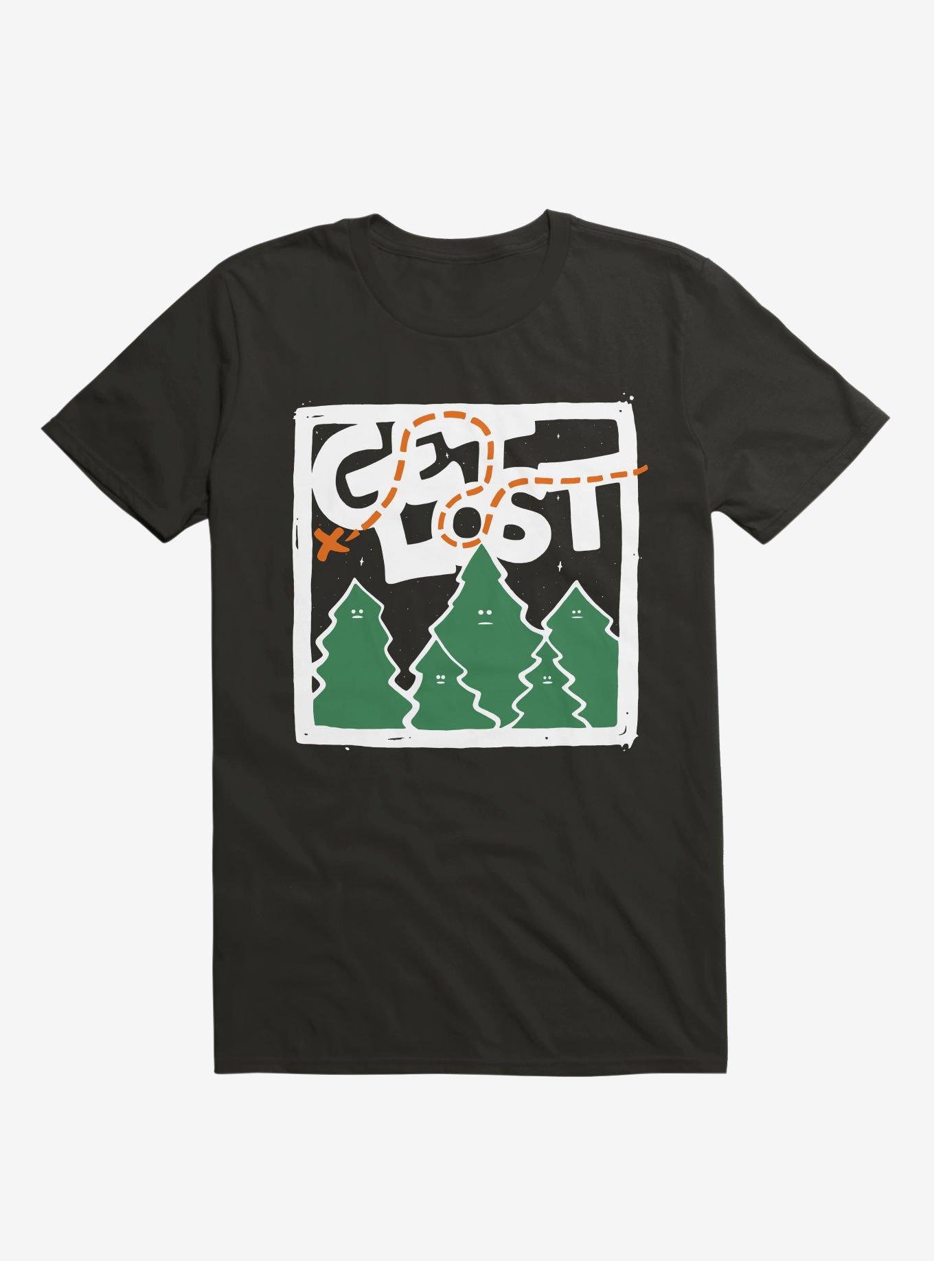 Get Lost Forest Map T-Shirt, , hi-res