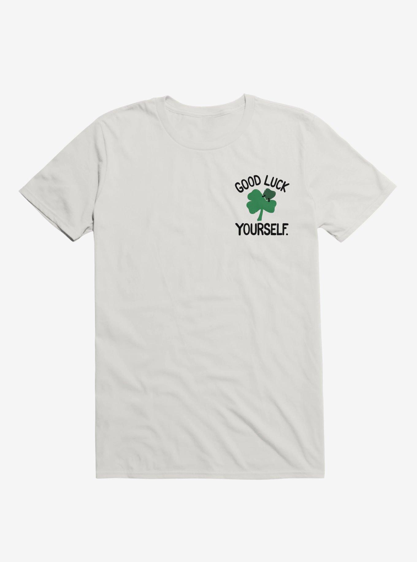 Good Luck Yourself Four Leaf Clover T-Shirt, , hi-res