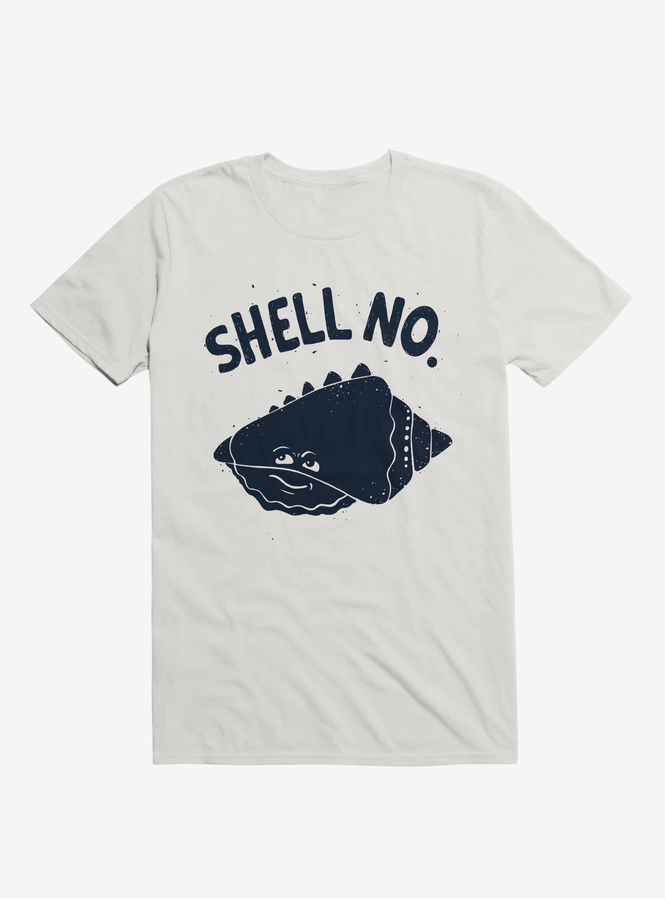 Shell No T-Shirt, WHITE, hi-res