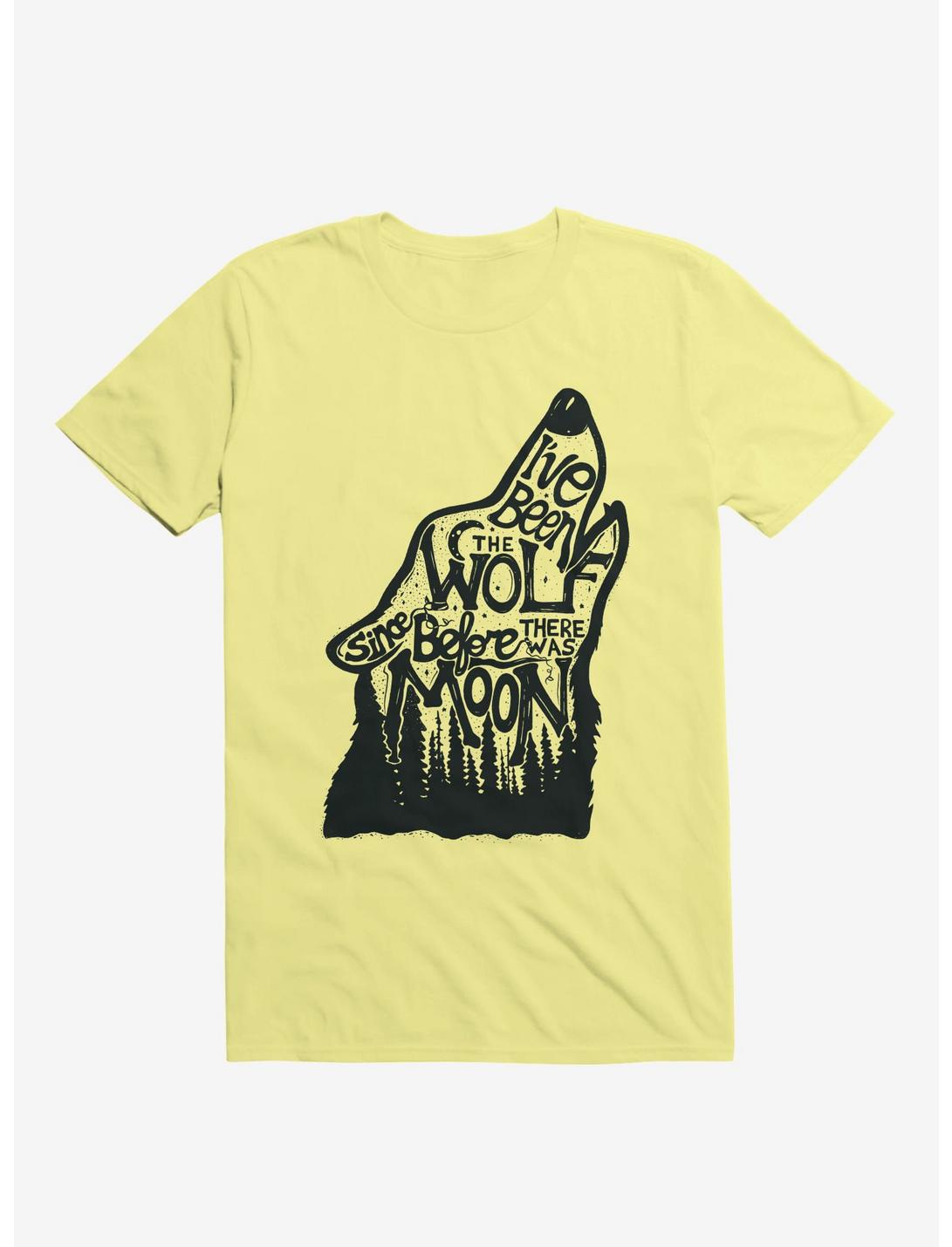 I've Been The Wolf Since Before There Was A Moon T-Shirt, CORN SILK, hi-res