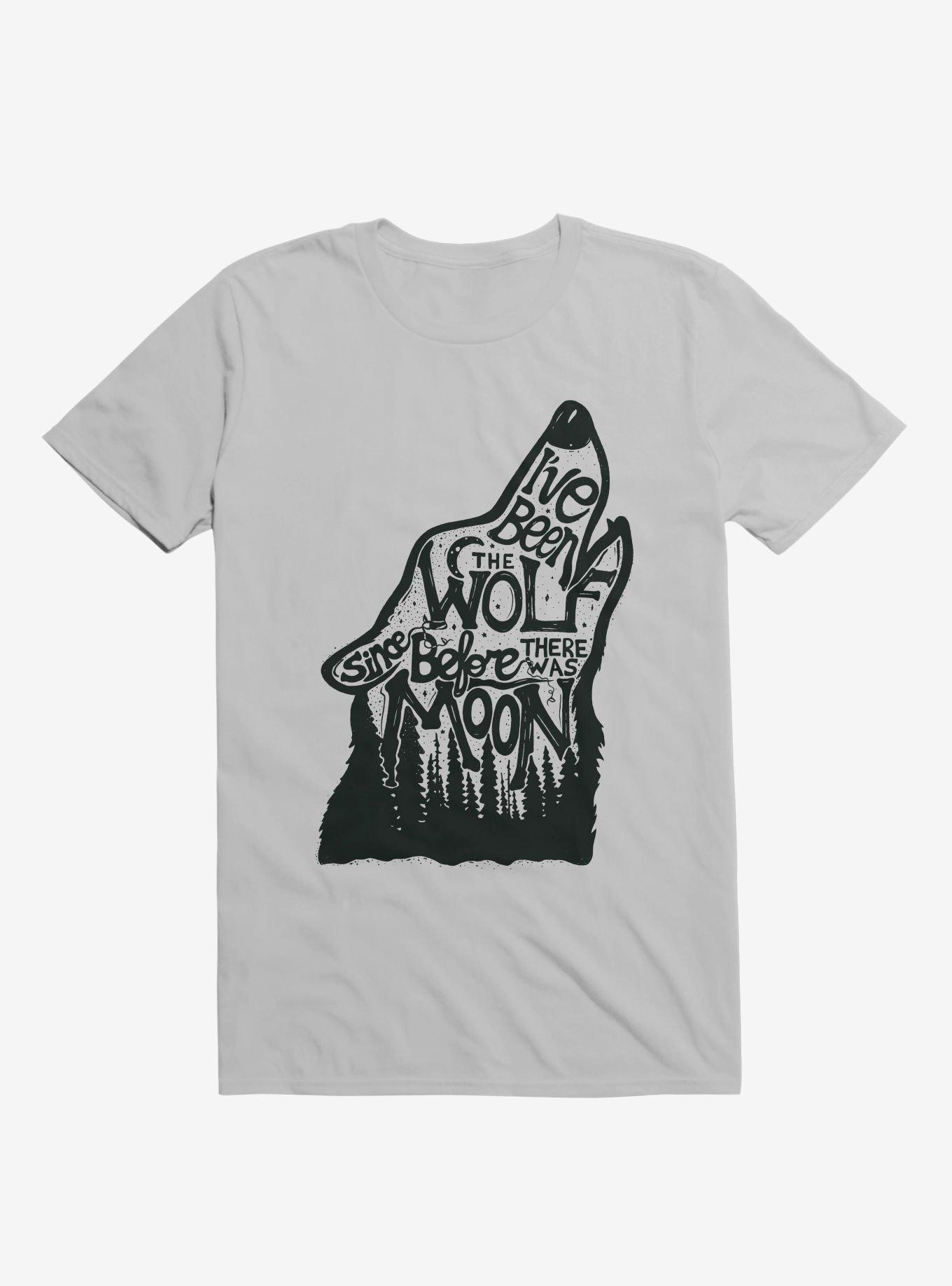 I've Been The Wolf Since Before There Was A Moon T-Shirt, ICE GREY, hi-res
