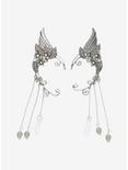 Floral Charms Winged Ear Cuff Set, , hi-res