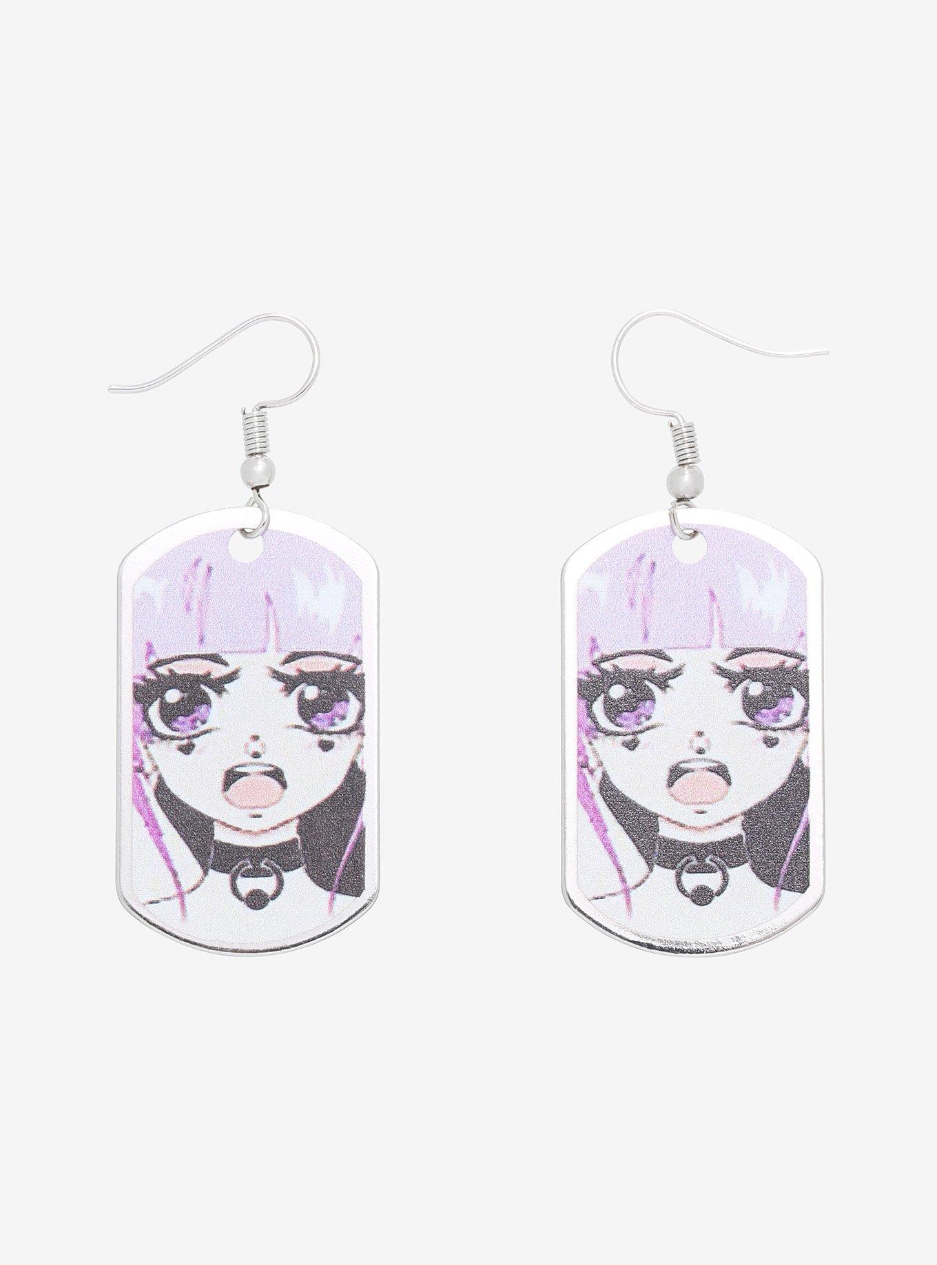 Anime Girl Earrings, , hi-res