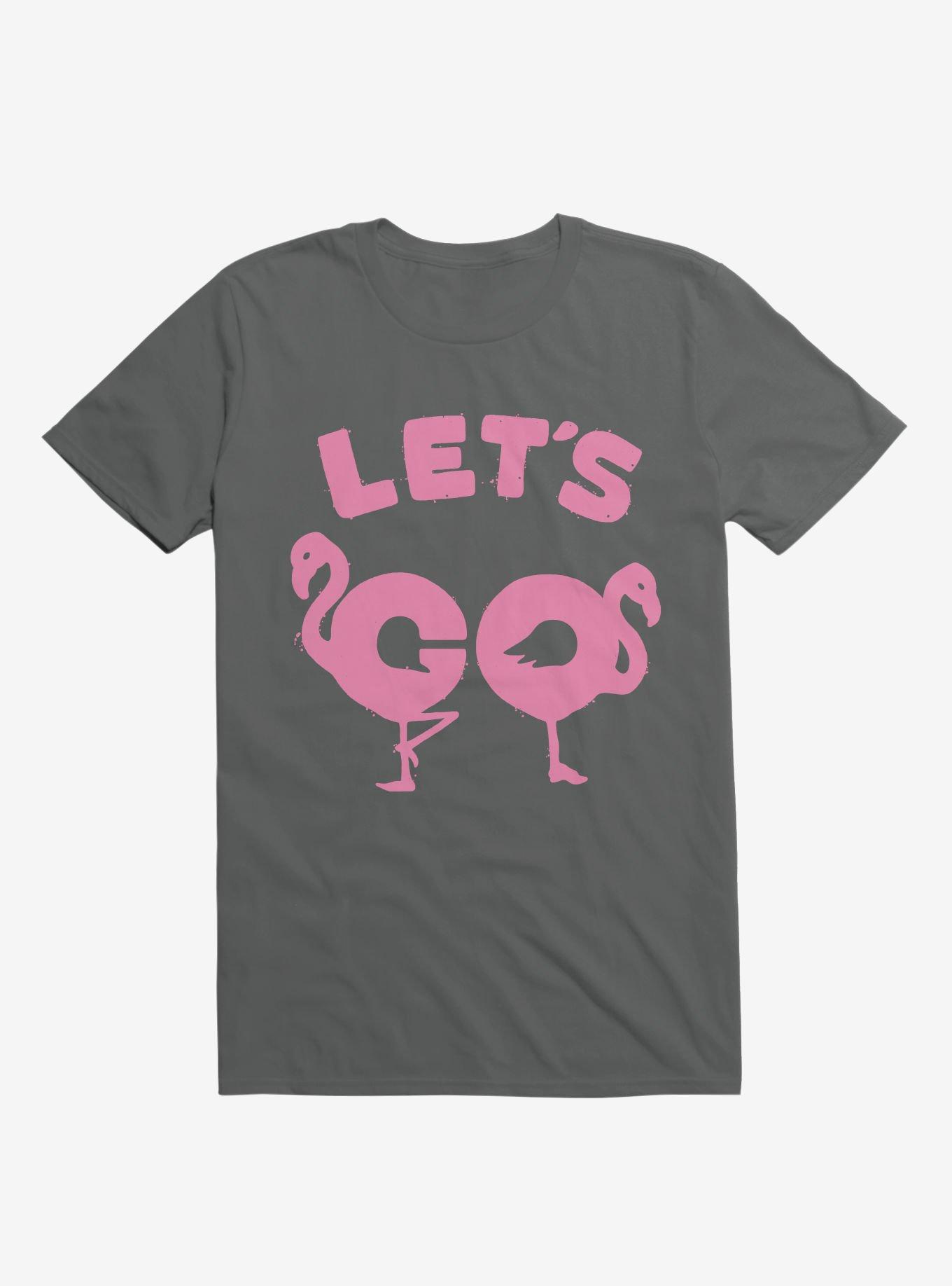 Let's Go Flamingo! T-Shirt, ASPHALT, hi-res