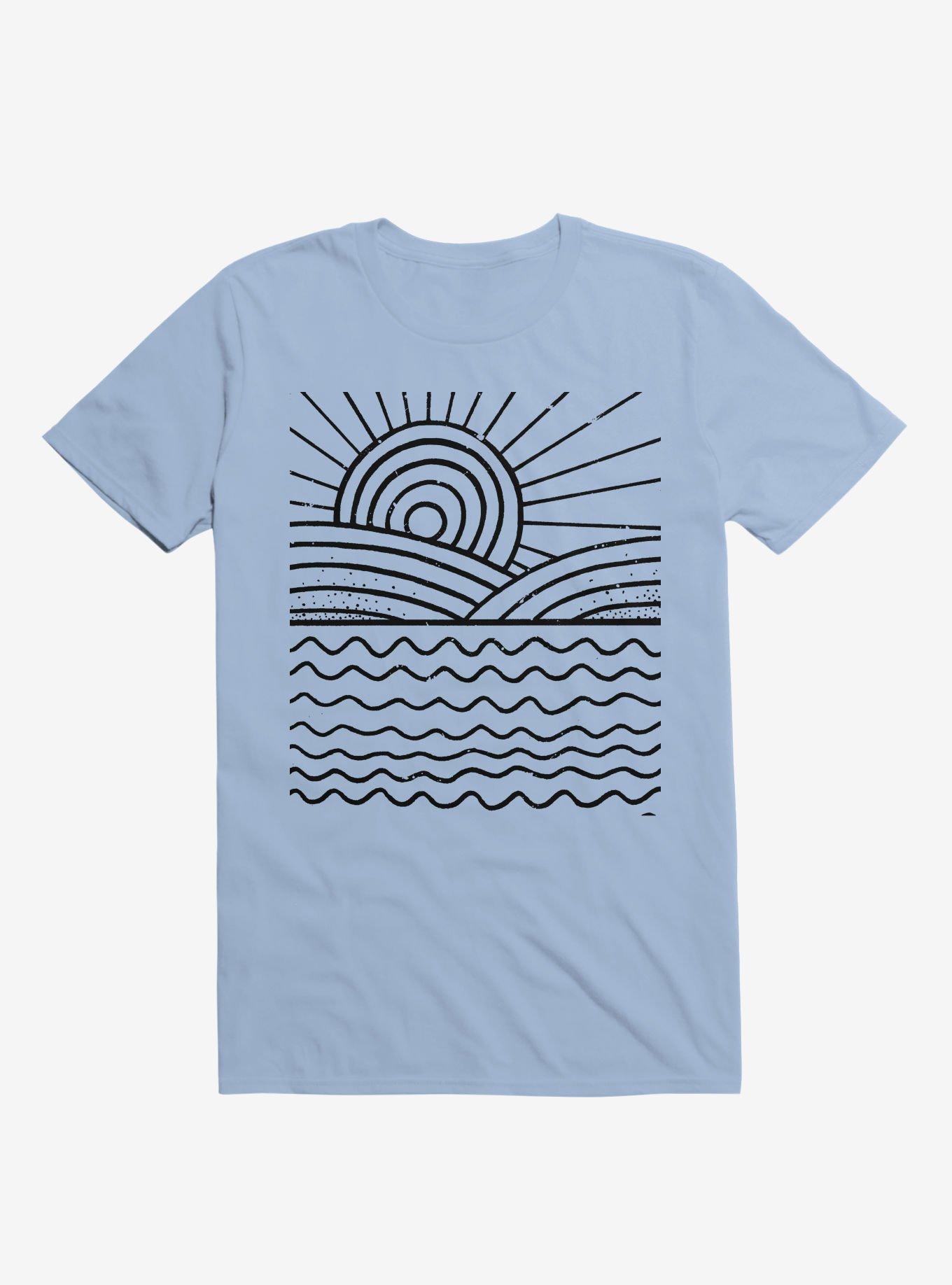 Ocean And Sun Art T-Shirt, , hi-res