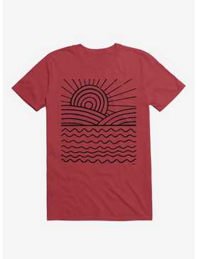 Ocean And Sun Art T-Shirt, , hi-res