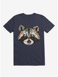 Raccoon Art T-Shirt, NAVY, hi-res