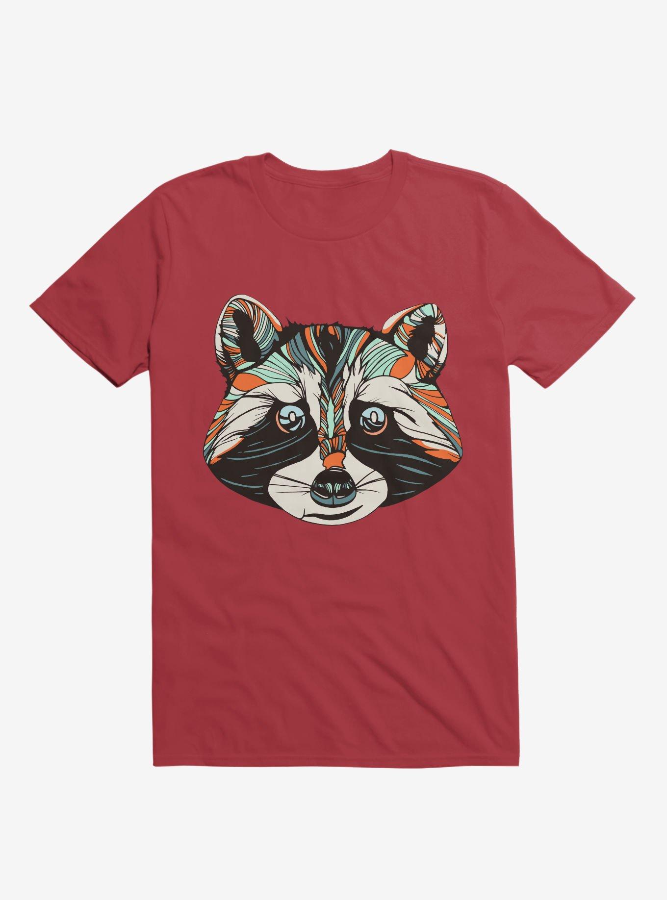 Raccoon Art T-Shirt, , hi-res