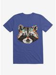Raccoon Art T-Shirt, ROYAL, hi-res
