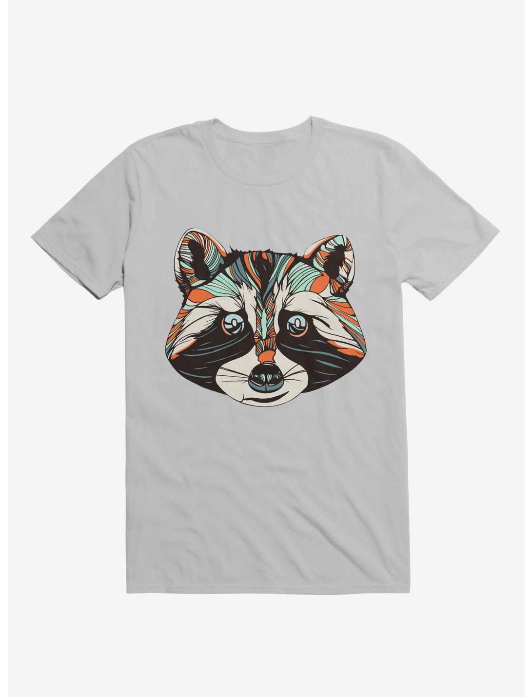 Raccoon Art T-Shirt, ICE GREY, hi-res