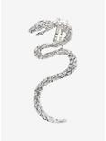 Silver Snake Earring Cuff, , hi-res