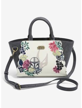 Plus Size Star Wars The Mandalorian Boba Fett & Mando Floral Handbag - BoxLunch Exclusive, , hi-res