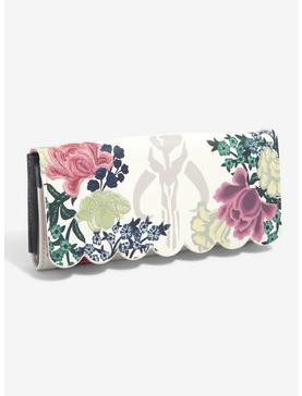 Plus Size Star Wars The Mandalorian Mythosaur Skull Floral Wallet - BoxLunch Exclusive, , hi-res