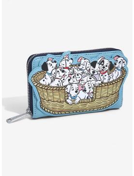 Loungefly Disney 101 Dalmatians Puppy Basket Small Zip Wallet - BoxLunch Exclusive, , hi-res