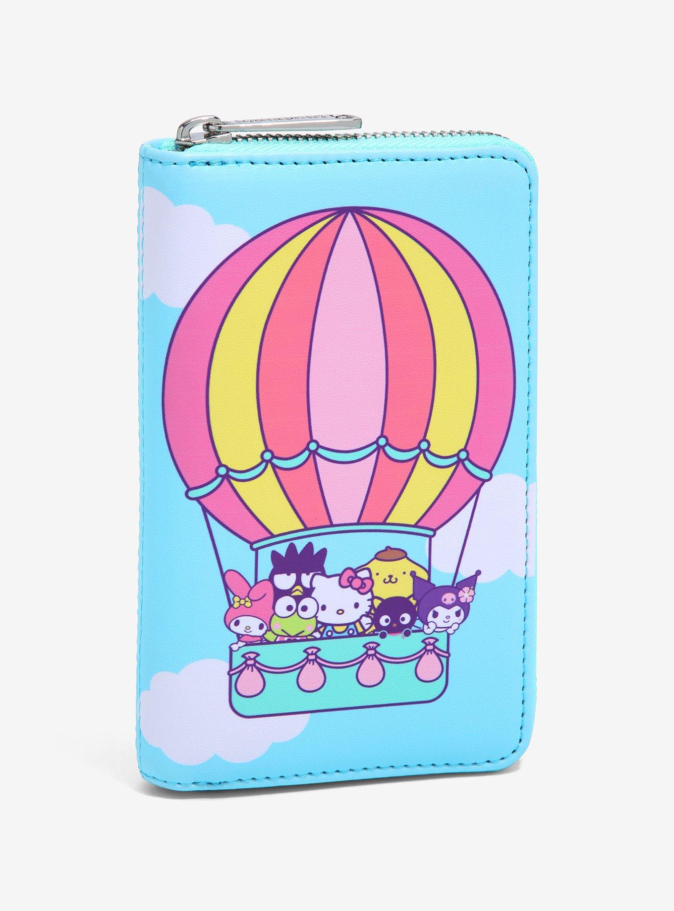 Loungefly Sanrio Hello Kitty & Friends Hot Air Balloon Small Zip Wallet - BoxLunch Exclusive, , hi-res
