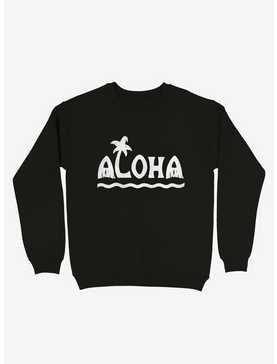 Aloha! Beach Palm Tree Sweatshirt, , hi-res