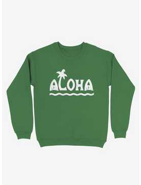 Aloha! Beach Palm Tree Sweatshirt, , hi-res