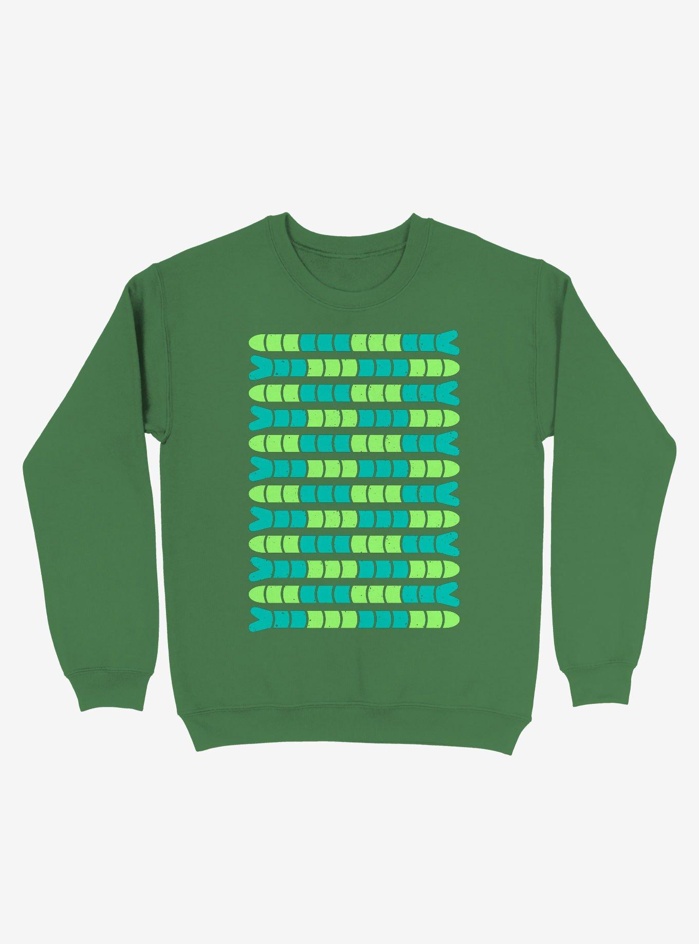Fishing Art Sweatshirt, KELLY GREEN, hi-res