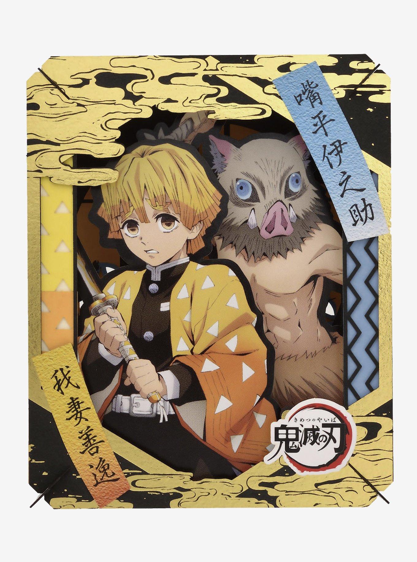 Demon Slayer: Kimetsu no Yaiba Zenitsu Agatsuma & Inosuke Hashibira Paper Theater, , hi-res