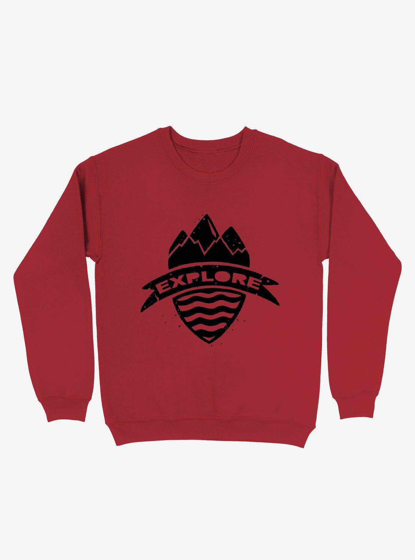 Explorer's Crest Sweatshirt, , hi-res