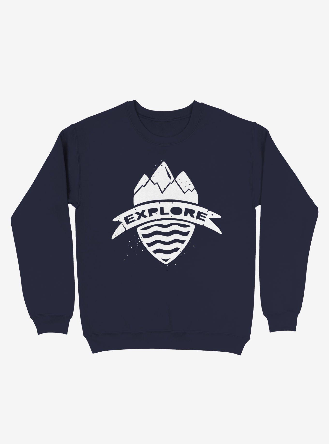 Explorer's Crest Sweatshirt, , hi-res