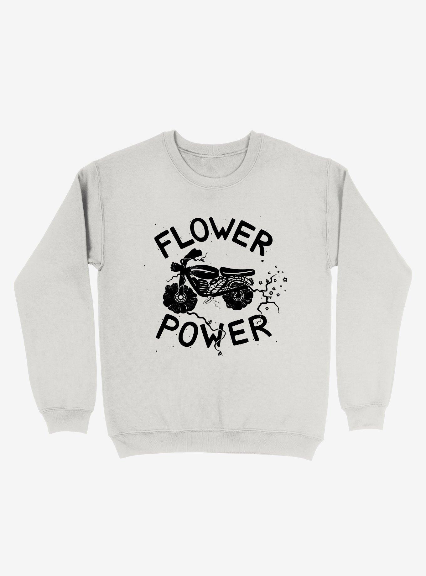 Flower Power Motorcycle Sweatshirt, , hi-res