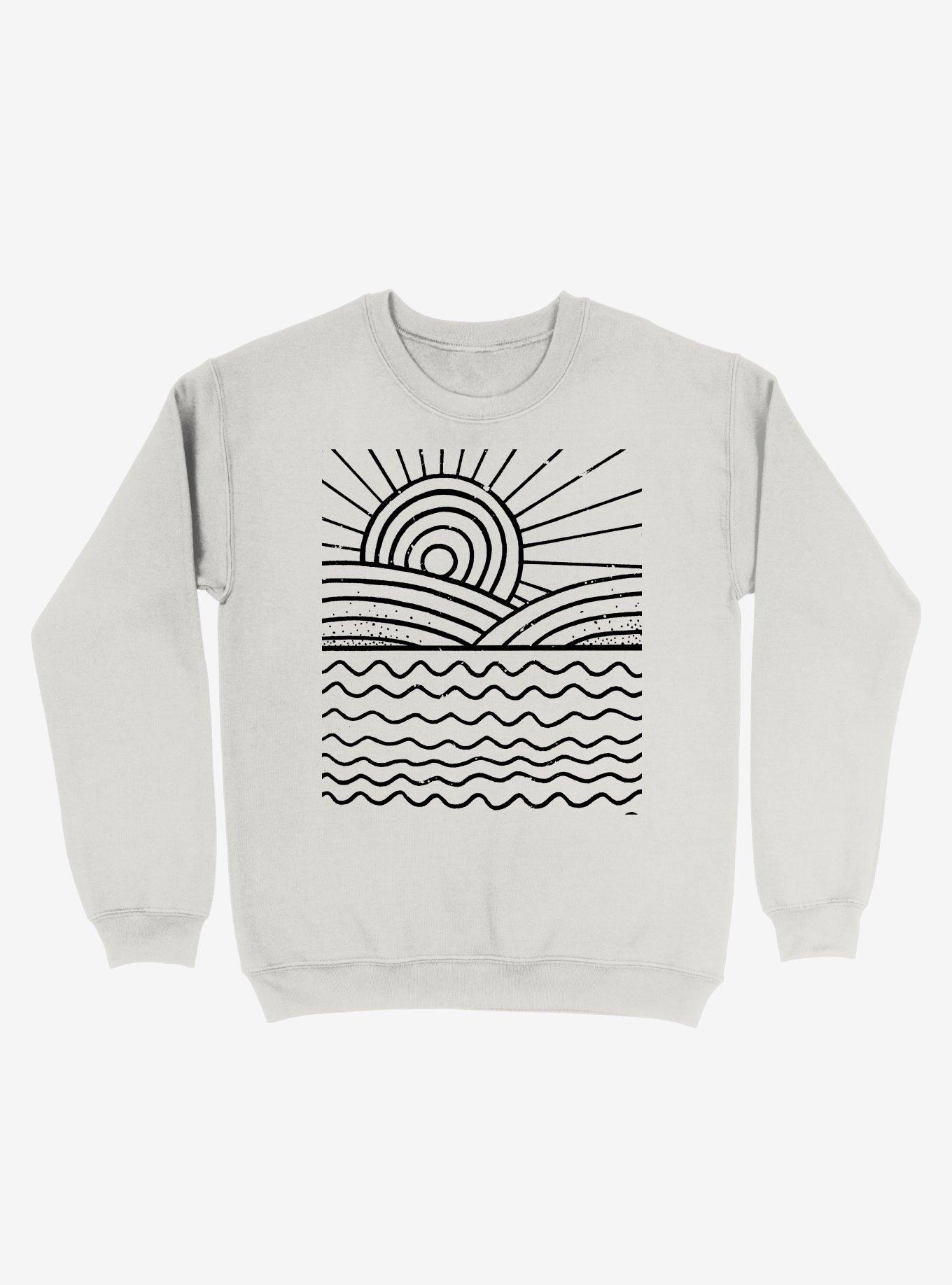 Ocean And Sun Art Sweatshirt, , hi-res