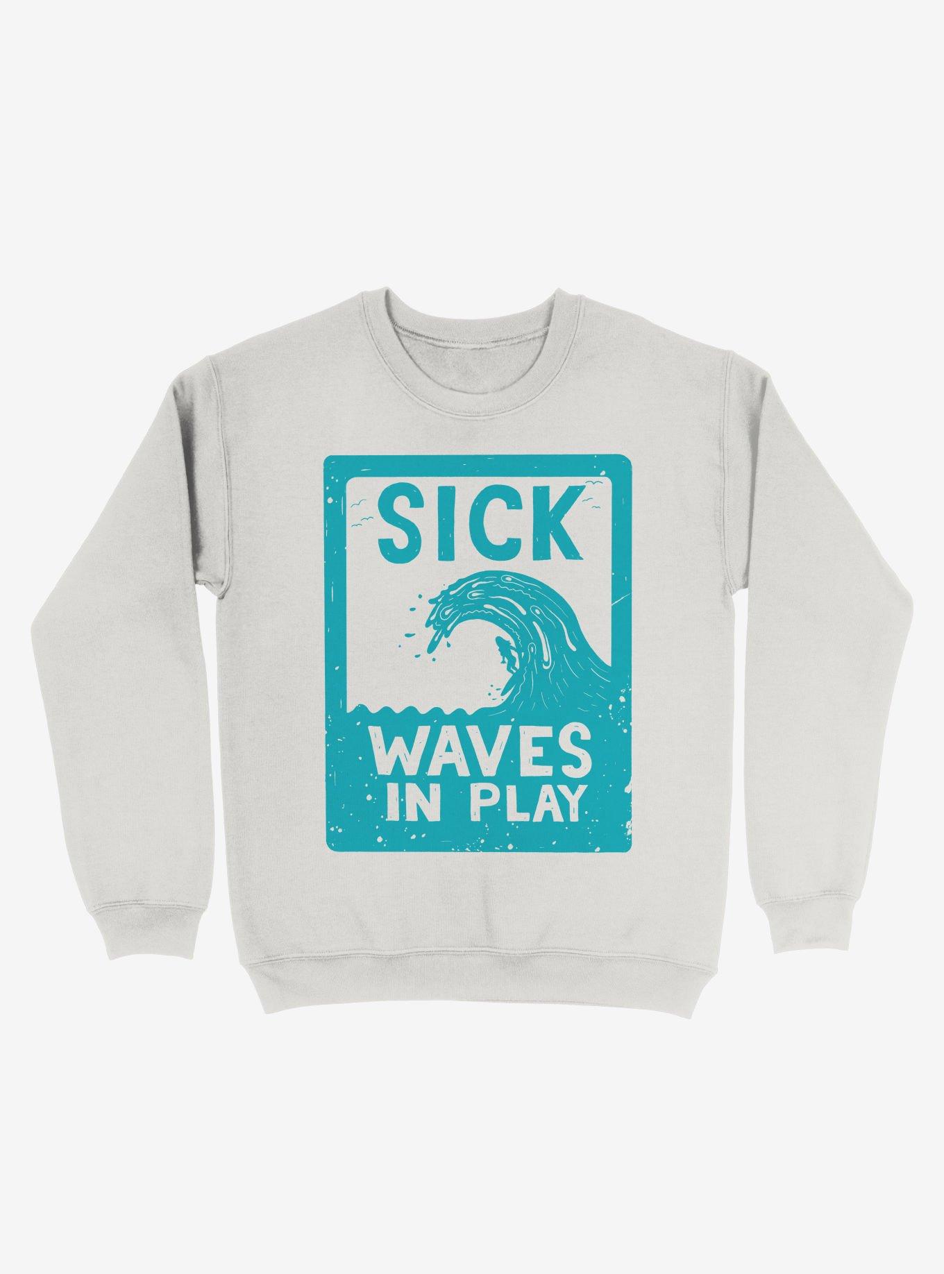 Sick Waves In Play Ocean Sweatshirt, , hi-res