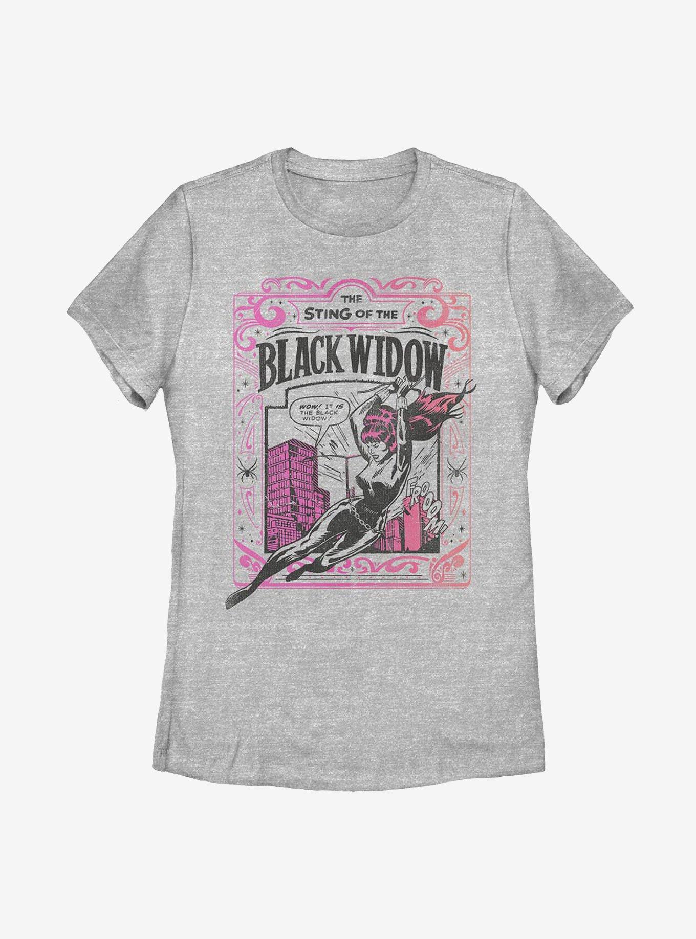 Marvel Black Widow Sting Womens T-Shirt, ATH HTR, hi-res