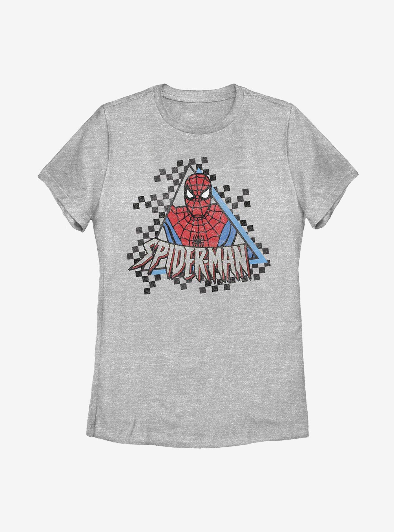 Marvel Spider-Man Spider Checked Womens T-Shirt, , hi-res