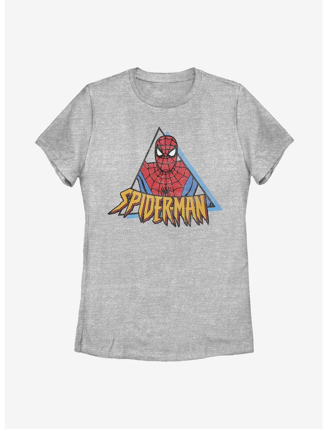 Marvel Spider-Man Triangle Womens T-Shirt, ATH HTR, hi-res