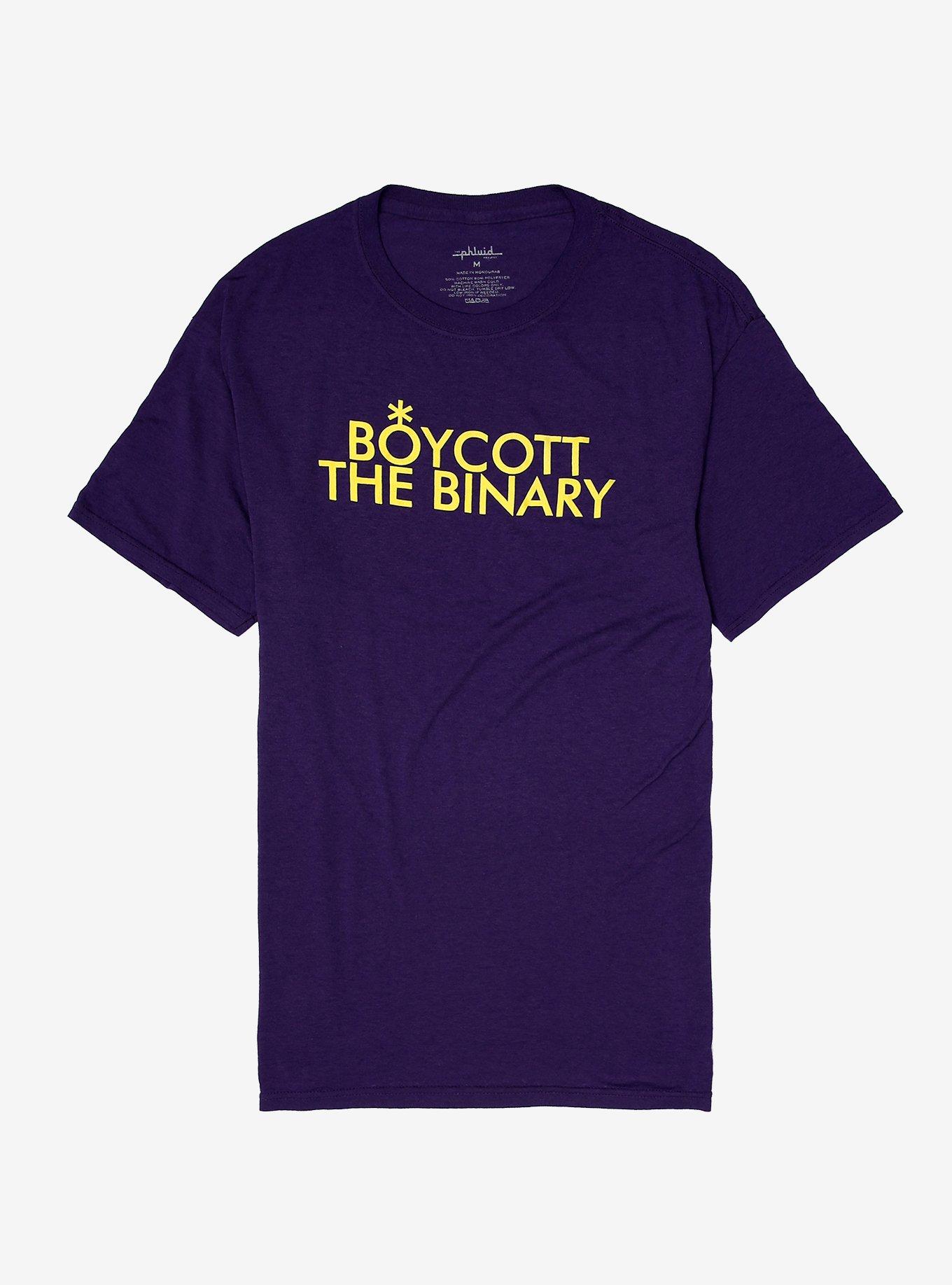 Phluid Boycott The Binary T-Shirt, MULTI, hi-res