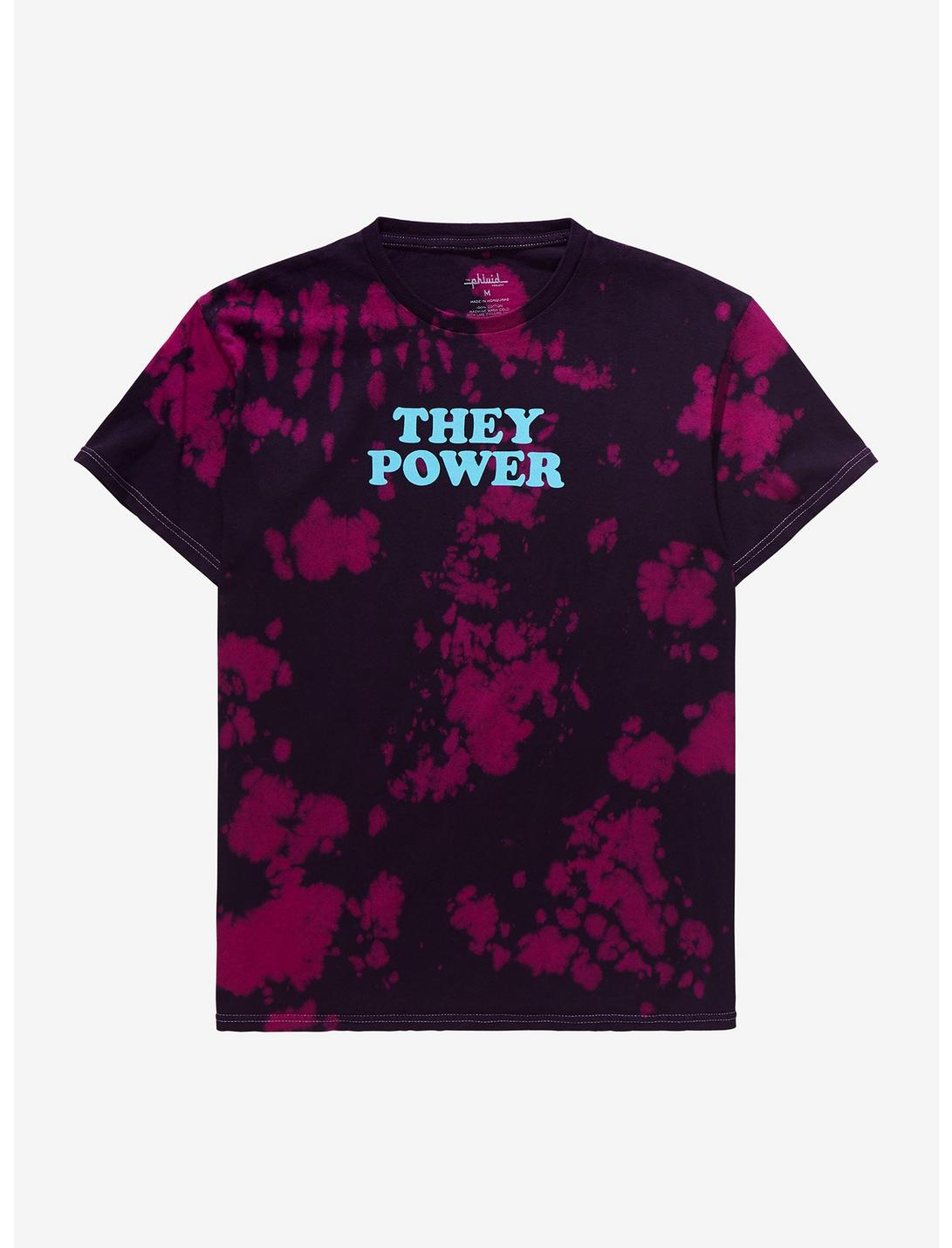 Phluid They Power Purple Wash T-Shirt, MULTI, hi-res